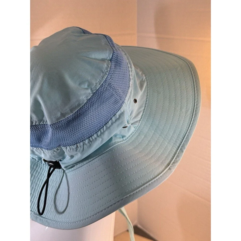 Outfly Sunhat Unisex Blue Adjustable Bucket Fishing Sun Hat Cap Adjustable